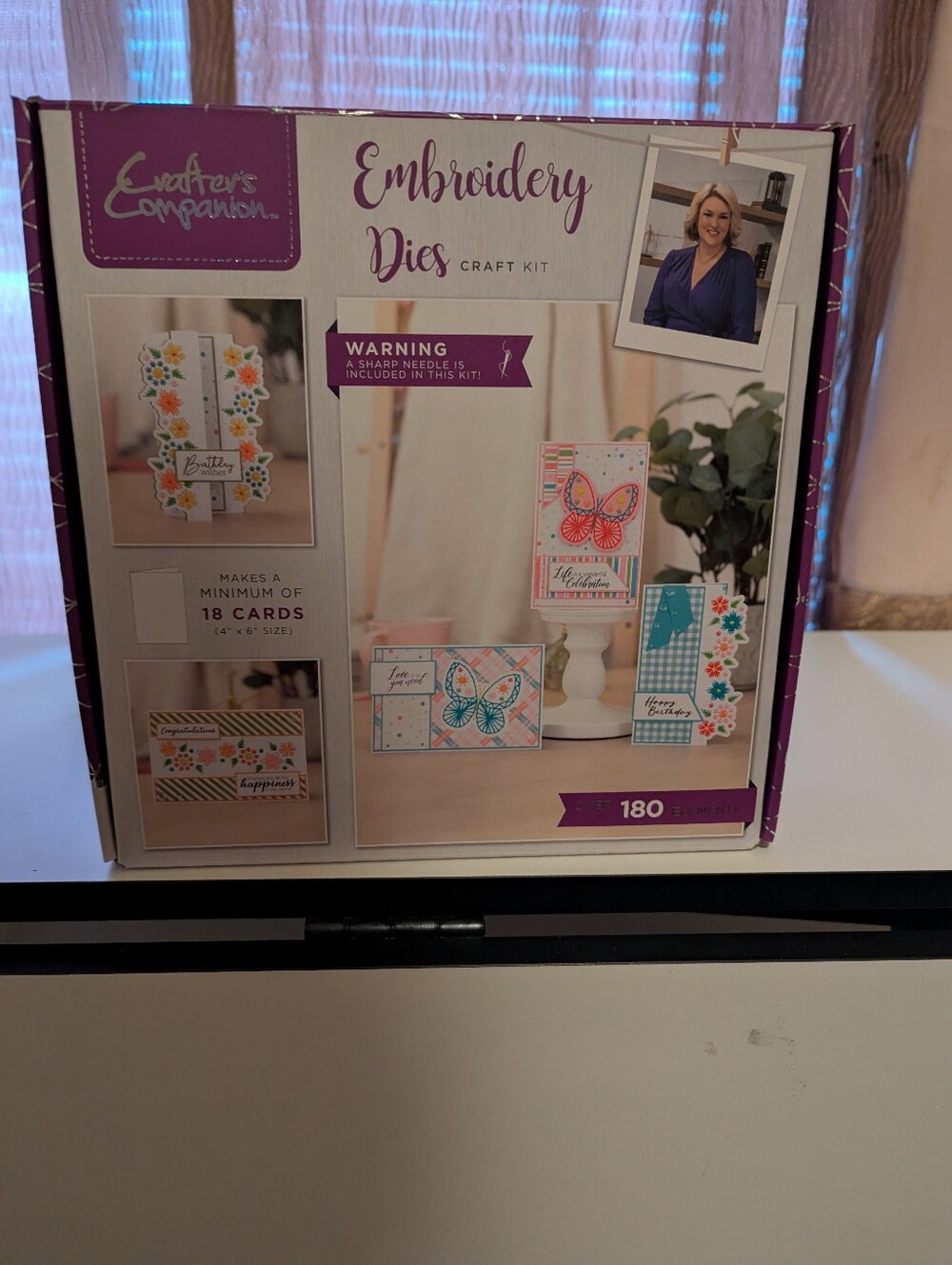 NEW Crafter's Companion Embroidery Dies Craft Kit - 180 Pcs, #52